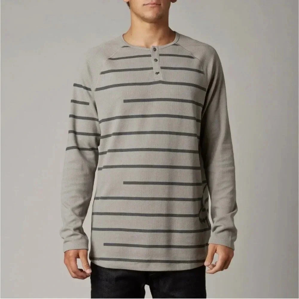 Fox Racing Blaise Long Sleeve L/S Thermal Shirt Grey Size XL NEW